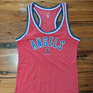 Campus Lifestyle Los Angeles Angels of Anaheim Red Women's Tank Top Large